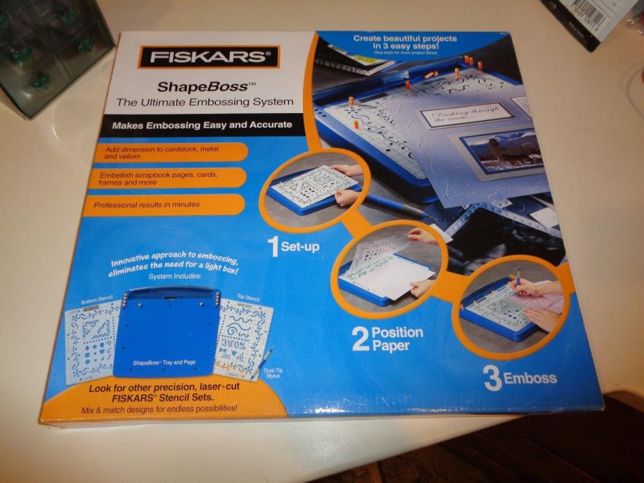 Fiskars Shape Boss The Ultimate Embossing System New