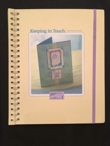 Stampin Up PORTFOLIO Series Keeping In Touch 2002 Idea Book Hardcover