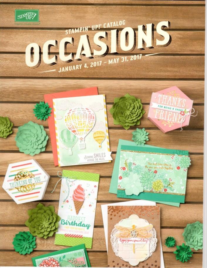 Stampin' Up! 2017 Occasions Catalog