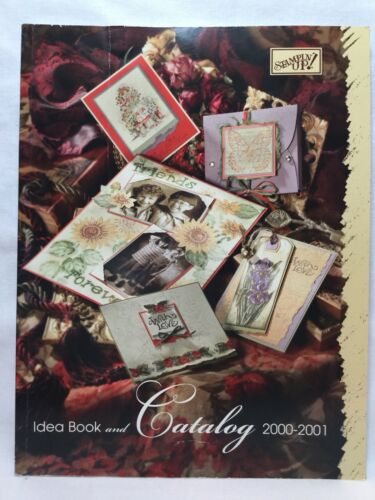 STAMPIN UP! IDEA BOOK & CATALOG  2000-2001 Art of Rubber Stamping Crafts Gifts +