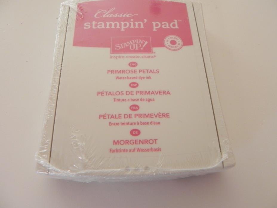 Stampin up FIRM FOAM Ink Pad NEW Sealed - Primrose Petals (In Color)