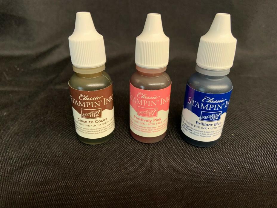 Stampin Up! Ink Refill Bottles - Retired Colors YOU CHOOSE!