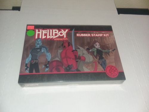 Hellboy Animated Rubber Stamp Kit - sealed (Movie Coming Soon!)