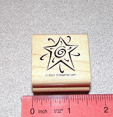 Shining Star Christmas Rubber Stamp by Stampin Up A Greeting for All Reasons