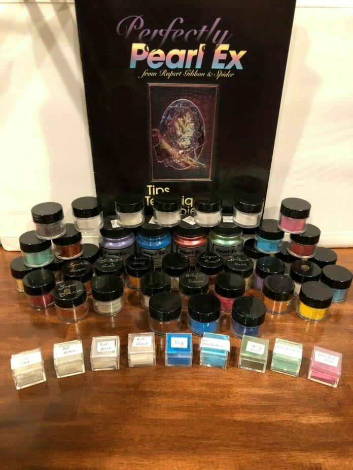 Lot of Jacquard Pearl-Ex Pigments - USED