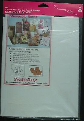 Stampendous STAMPABLE BOXES, PK of 8
