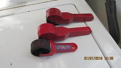 2 Rollagraph's/Roll A Graph's & 1 Stamps On Wheels By Rollagraph Made In USA