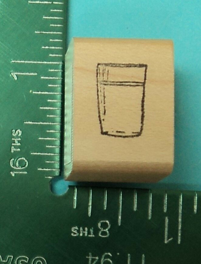 Small VASE / FLOWER POT Rubber Stamp by Peddlers Pack