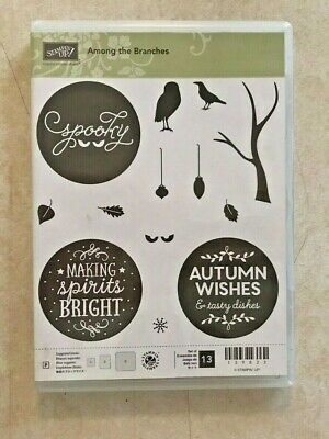 STAMPIN UP AMONG THE BRANCHES PHOTOPOLYMER  STAMP SET - NEVER USE - HOLIDAYS