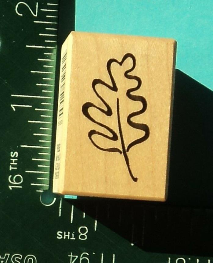 OAK TREE LEAF Rubber Stamp by PSX - B-2962