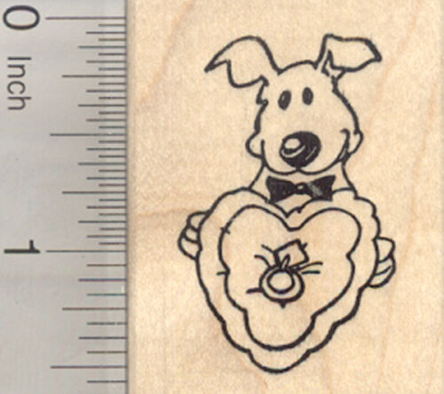 Dog Ring Bearer Rubber Stamp, Wedding E27718 WM