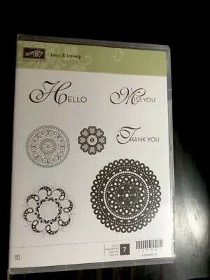 Stampin' Up!  Lacy & Lovely Clear Mount