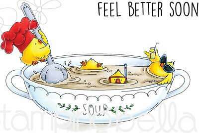Stamping Bella Cling Stamps Chick-en Soup 666307906706