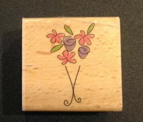 Katie & Co Flower Bouquet Rubber Stamp