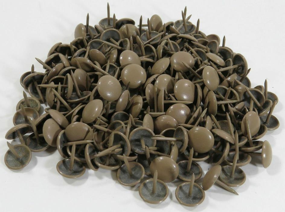 200 Each Tan Smooth Decorative Upholstery Nails