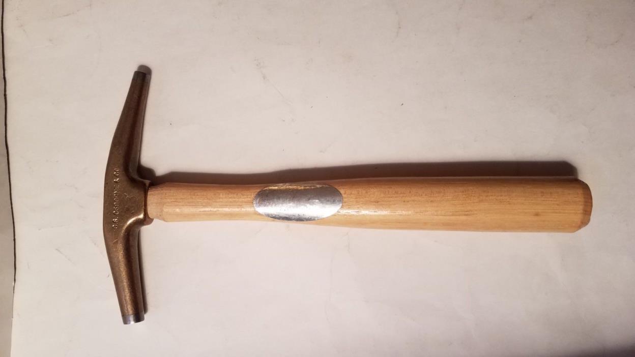 C.S. Osborne 7oz Bronze Magnetic Tack Hammer Upholstery Tool