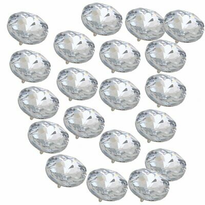 Sofa Headboard Upholstery Crystal Buttons Soft Package Furniture decorati... New