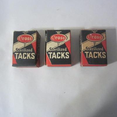 3 Boxes Cross No.9 Double Pointed Sterilized Tacks