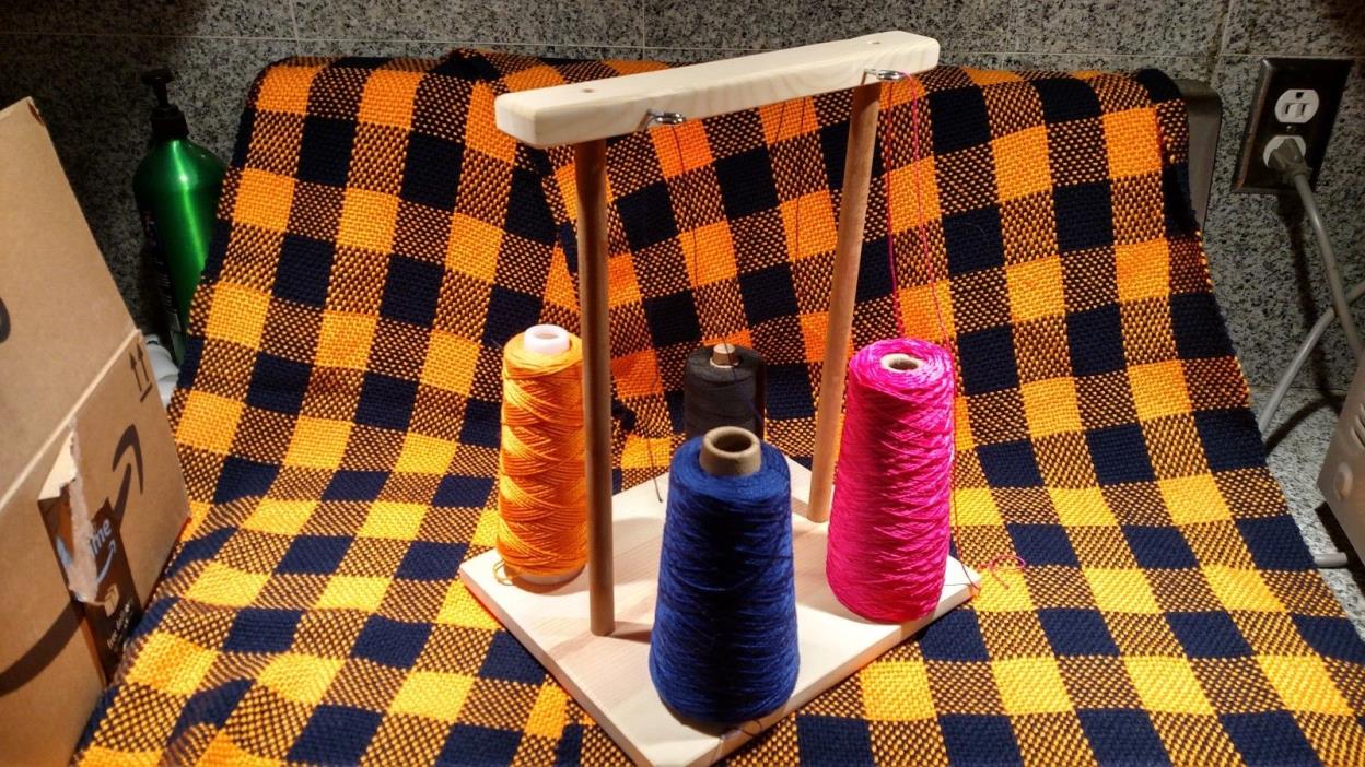 Weaving Yarn 4 Cone Holder Guide Bobbin Loom Warping Boat Shuttle