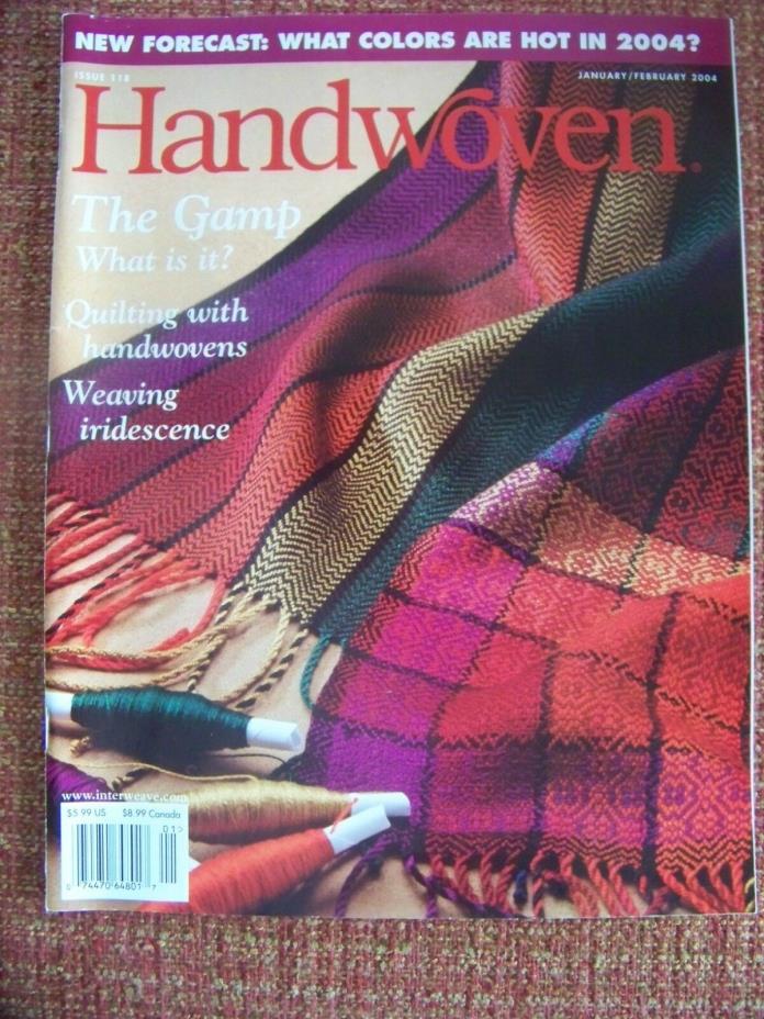 Handwoven magazine jan/feb 2004: IRIDESCENCE gamp QUILT