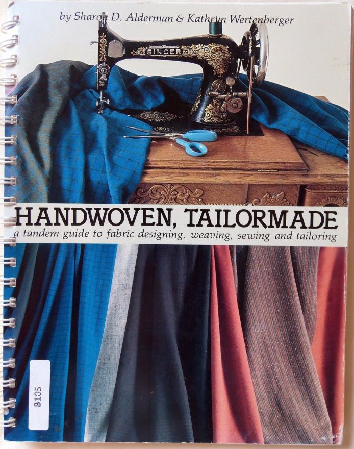 HANDWOVEN TAILORMADE Book Weaving Fabric Design - Sharon Alderman 1984