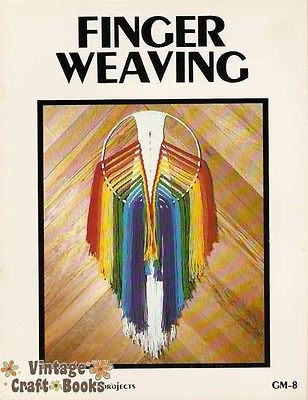 Finger Weaving Vintage Retro Instruction Project Pattern Book 1977 NEW