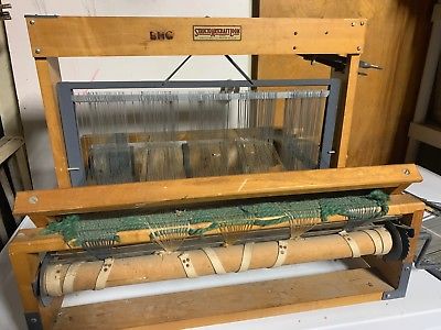 Structo Artcraft Table Top Wooden Weaving Loom all pieces Reed Beater Tools