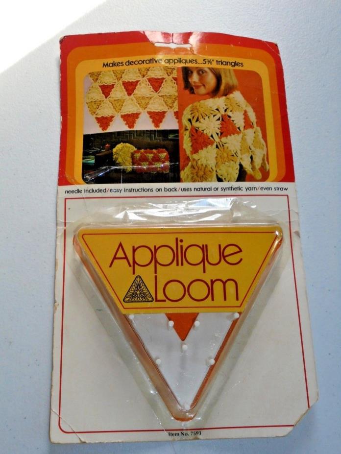 Vintage BOYE Applique Triangle Weaving Needepoint Loom Crafts