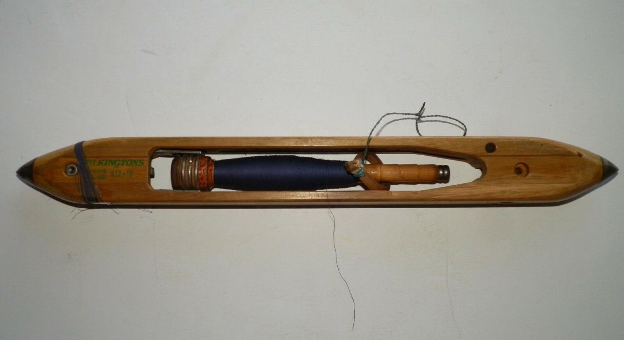 Pilkingtons 1940's Sewing Loom Weaving Shuttle made in England
