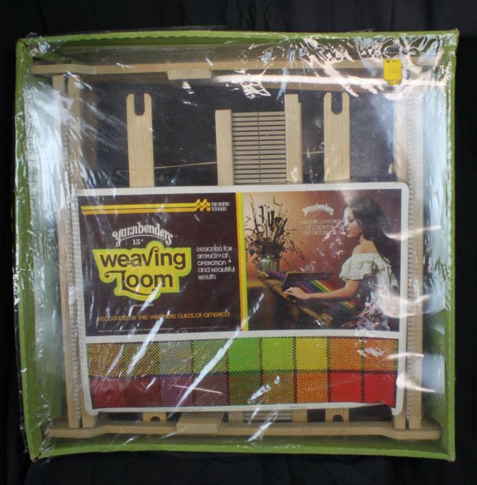Vtg Yarnbenders Weaving Loom 15 Inch with Instructions Unopened Portable In Box