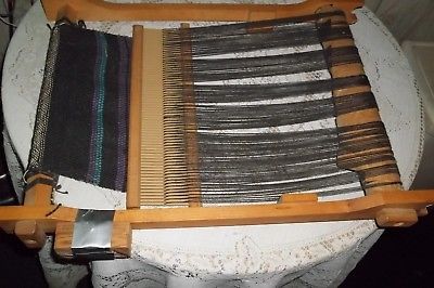 Vintage WEAVING LOOM ~for Long Weaves, it Rolls fabric Laptop Table Top SEE PICS