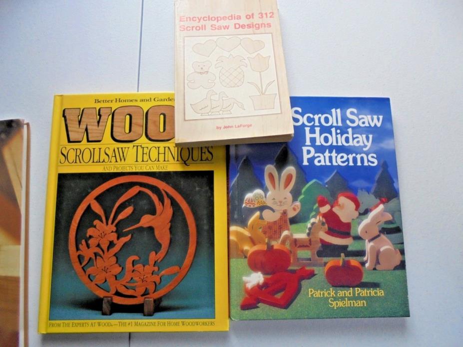 Woodworking Scroll Saw Pattern Designs Holiday Projects Crafts Book Lot