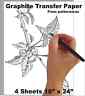 CARBON TRANSFER PAPER FOR WOODWORKING PATTERNS  4 -18 x 24