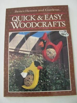 Quick & Easy Woodcrafts Better Homes and Gardens Softcover 1987