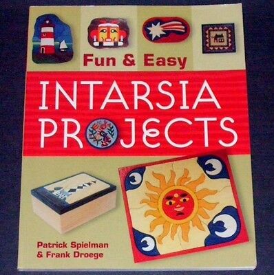 Woodworking ** Fun & Easy INTARSIA PROJECTS ** Large Instructional PB / Gd Cond