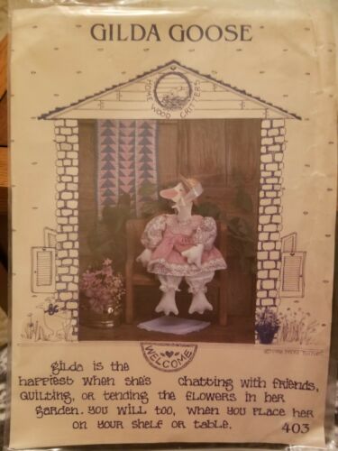 1996 Becky Tuttle Wood and Fabric Gilda Goose Pattern Instructions Only