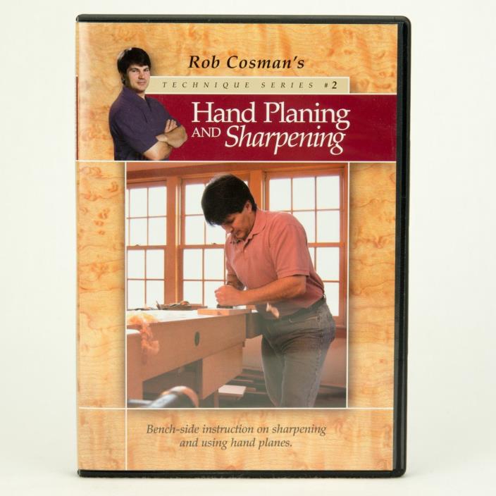 Rob Cosman Hand Planing and Sharpening Instructional DVD Woodworking Carpentry