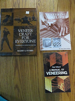 Veneering Simplified, Manual of Veneering, Veneer Craft, Harry Hobbs - 3 Books