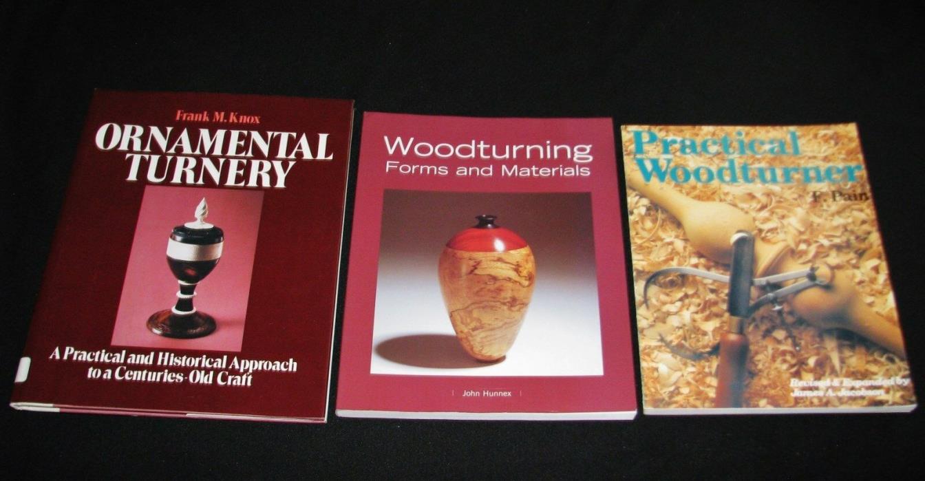 Woodturning: Forms & Materials + Practical Woodturner + Ornamental Turnery