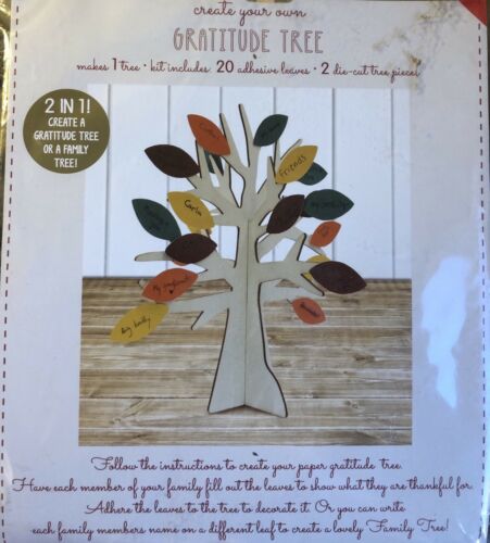 Create Your Own Gratitude Tree (or Family Tree) Kit