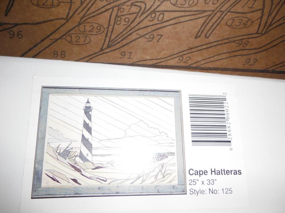 WOODSCAPE OF AMERICA COLLECTION-WOODSCAPE ART KIT-CAPE HATTERAS 25 X 33 COMPLETE