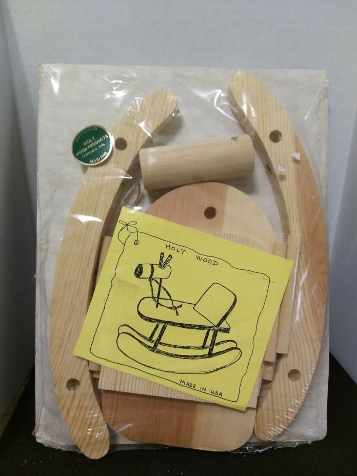 Handcrafted Solid Pine Rocking Horse Kit Holt Wood Products