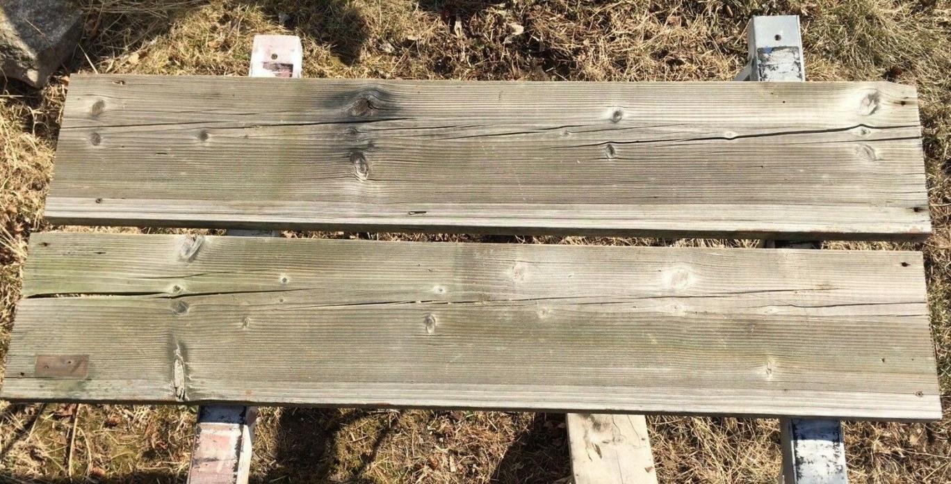 2 x 12 x 68” Weathered Barn Wood TWO Reclaimed Wood Board Planks