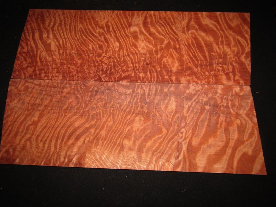 REDWOOD CURLY QUILTED BOOK MATCH SET...SUPER! .52 THICK