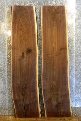 2- Bookmatched Live Edge Black Walnut Sofa/Side Table Top Slabs 4441-4442