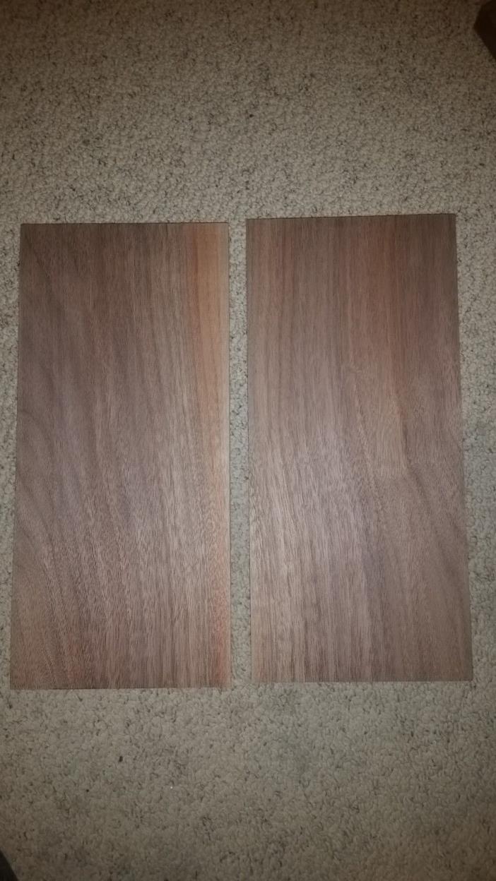 Set of Iowa Black Walnut Lumber Wood Boards 5 1/2 X 12  X  13/16