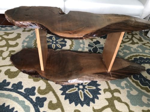 Beautiful Rustic - Wood Slab - Live Edge Bench or Coffee Table