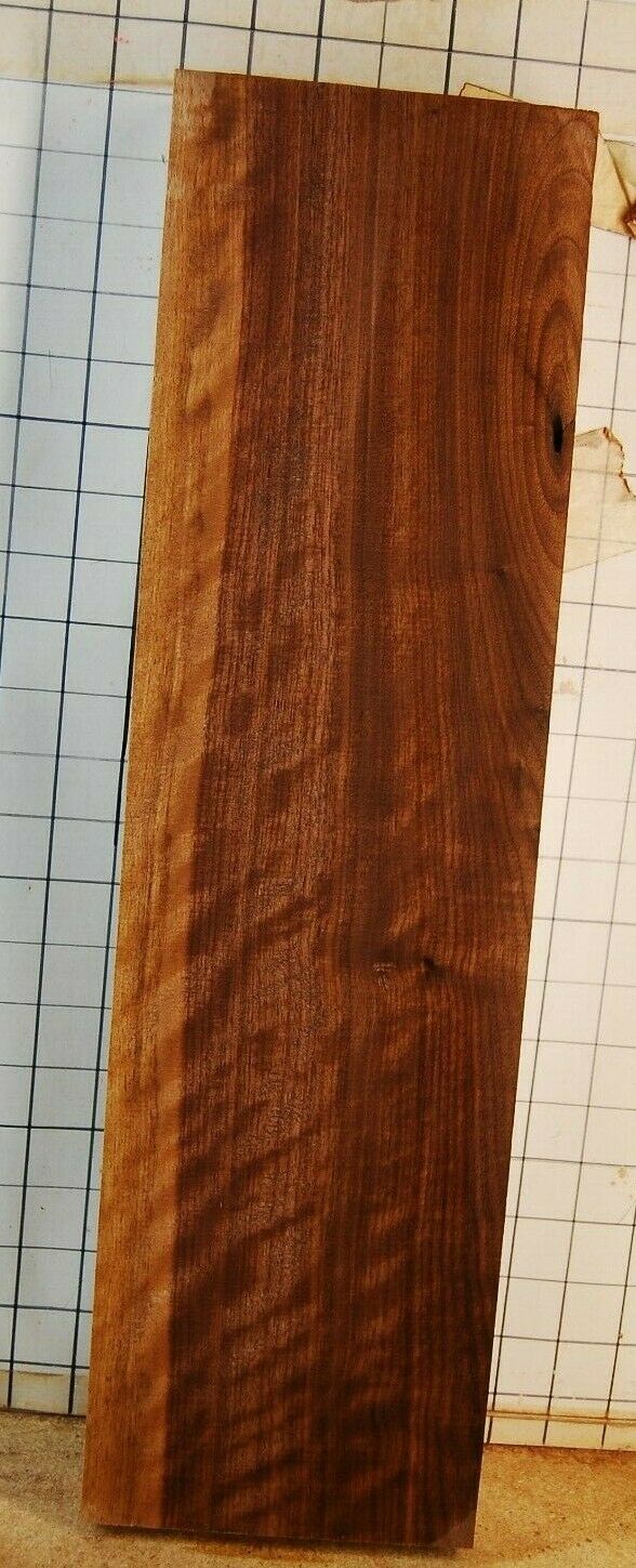 Curly black walnut figured project lumber  about 21 x 6 x 1.5 inches