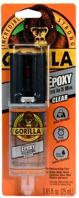Gorilla 10-Pack Dries Clear Plastic Epoxy Gap-Filling Water/Solvent-Resistance