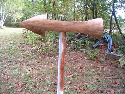 Black Ash Log Cutout Arrow Shaped for Crafts Carving Sign making etc. Man Cave